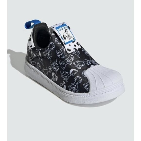 adidas Originals x Disney Superstar 360 I 101 Dalmatians Size 1 Toddler NEW! - Picture 4 of 12
